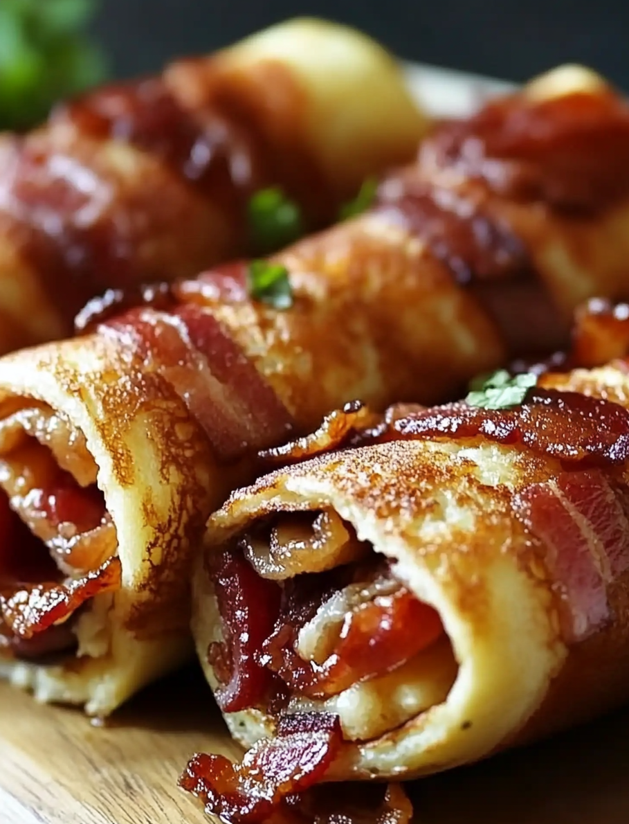 Bacon French Toast Roll-Ups