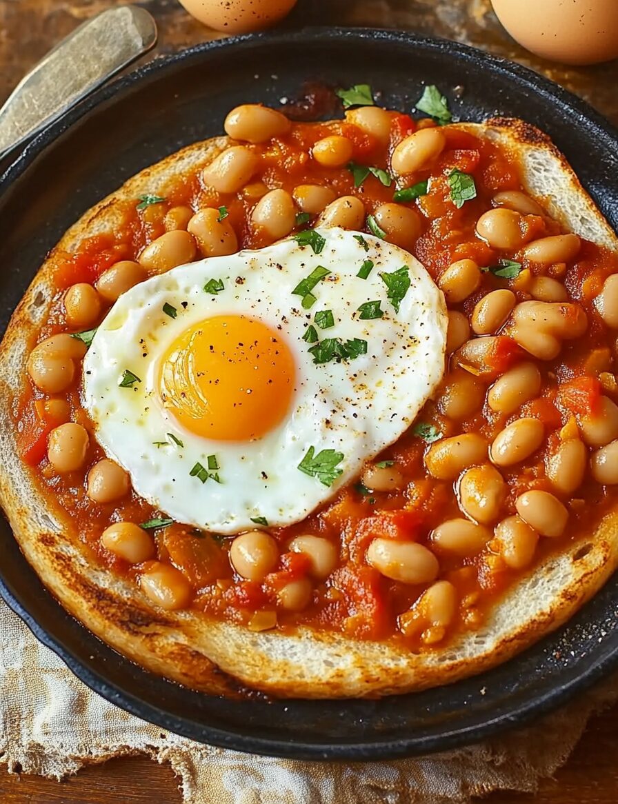 Spanish Beans & Eggs