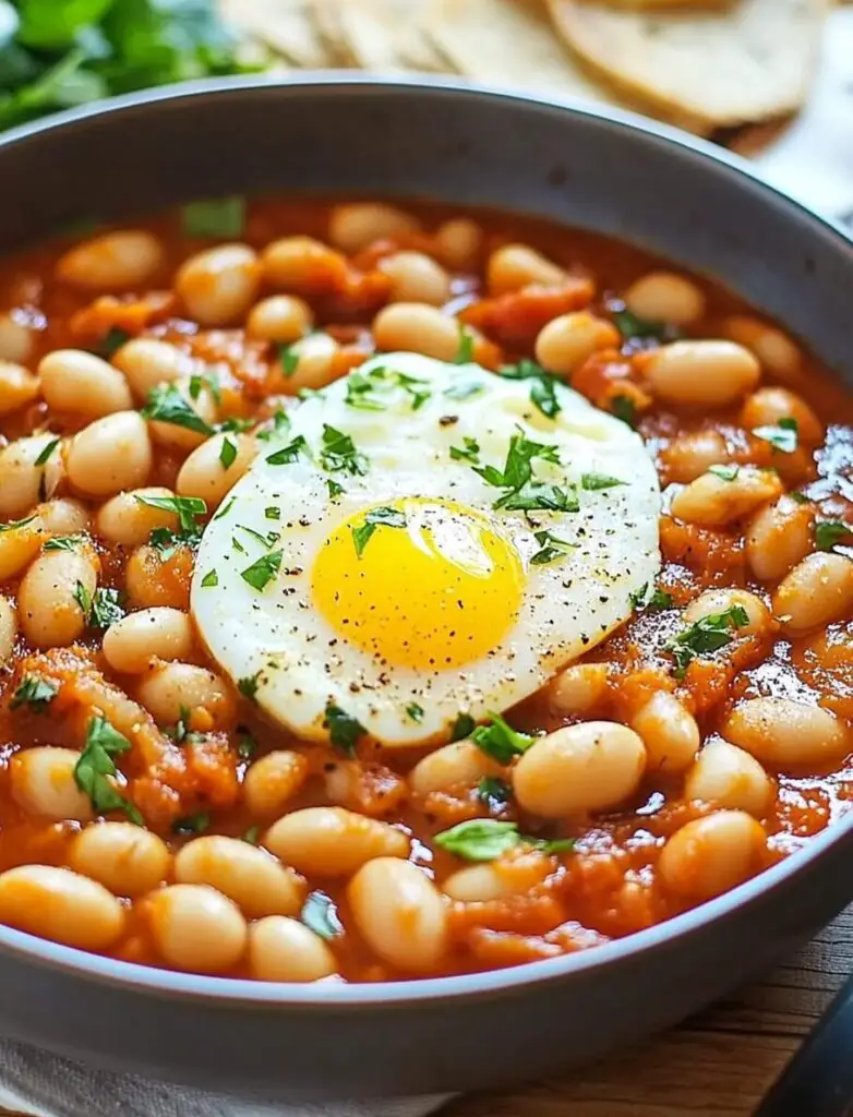 Spanish Beans & Eggs