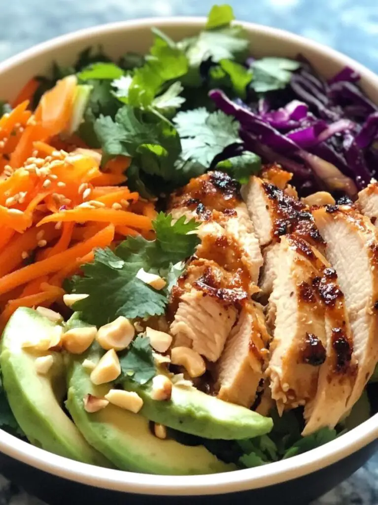 Thai Chicken Buddha Bowls