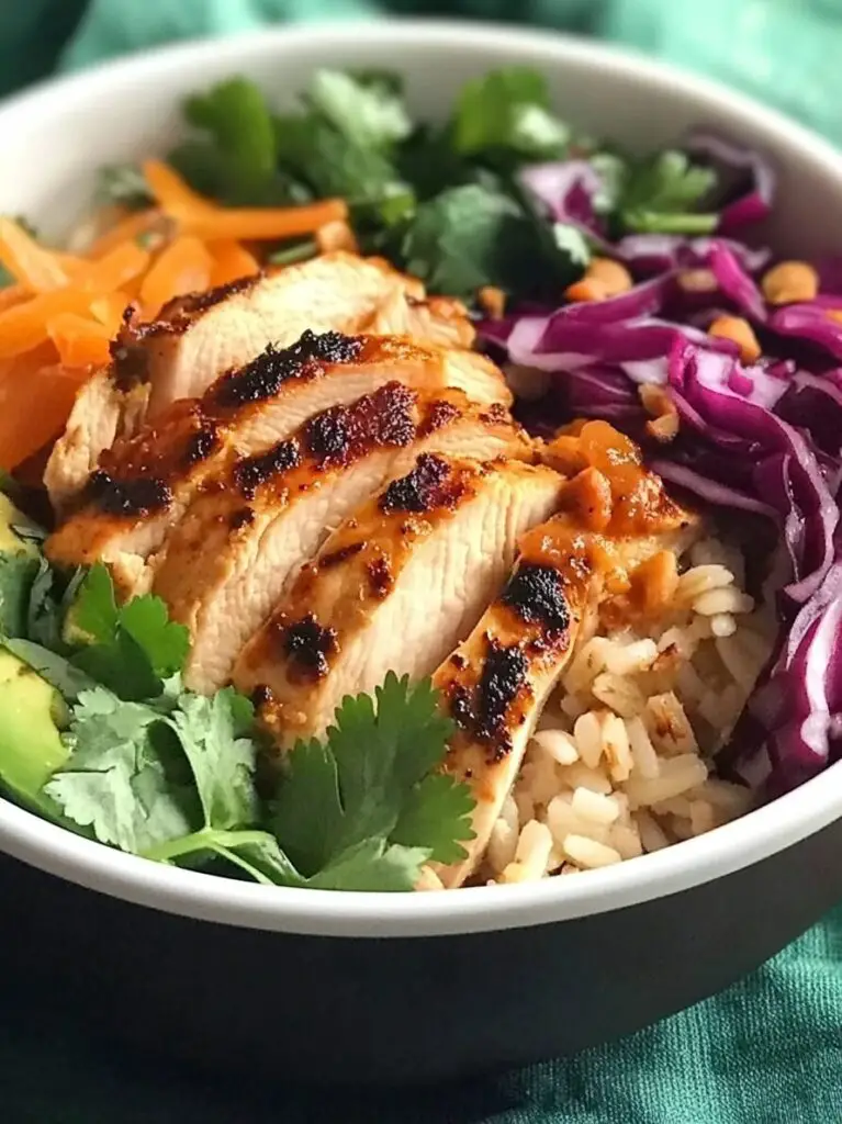 Thai Chicken Buddha Bowls