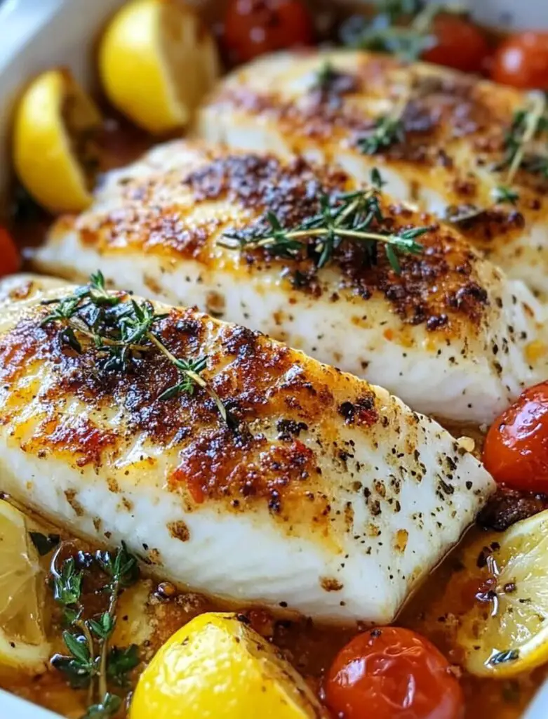 Mediterranean Baked Fish
