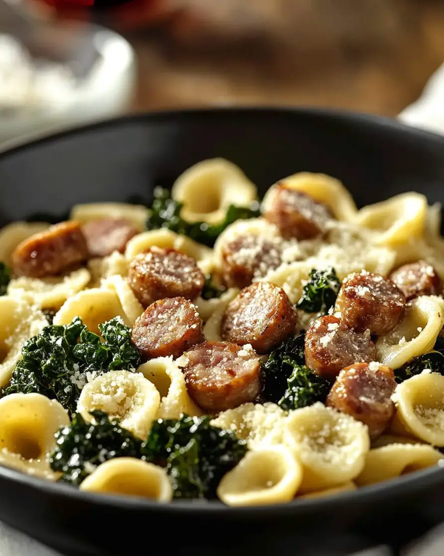 Orecchiette Pasta with Kale and Sausage