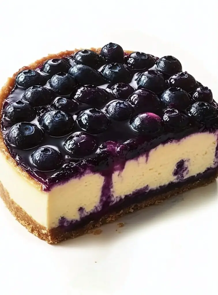 Blueberry Basque Cheesecake