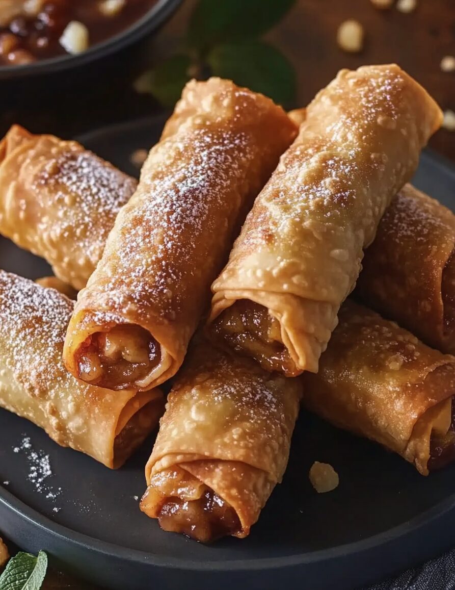 Apple Pie Egg Rolls