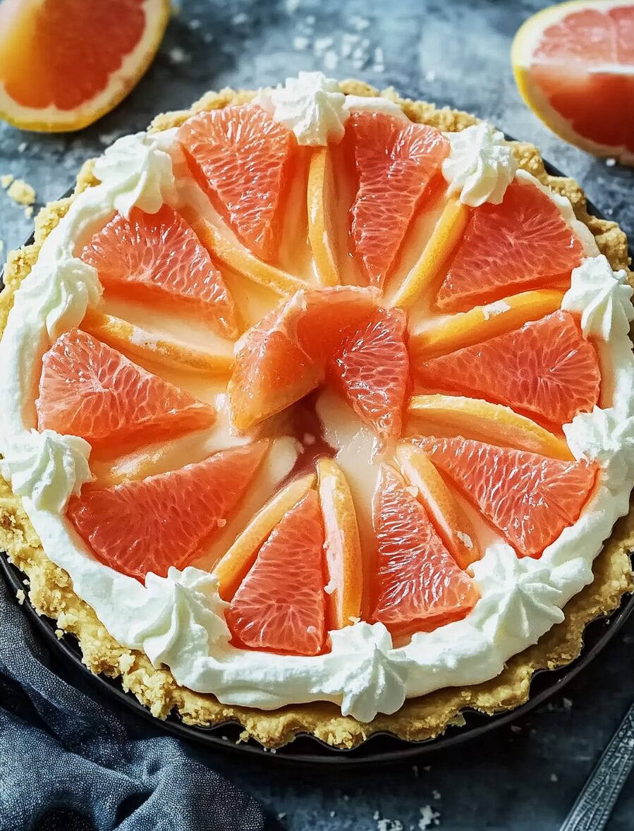 Grapefruit Paloma Pie