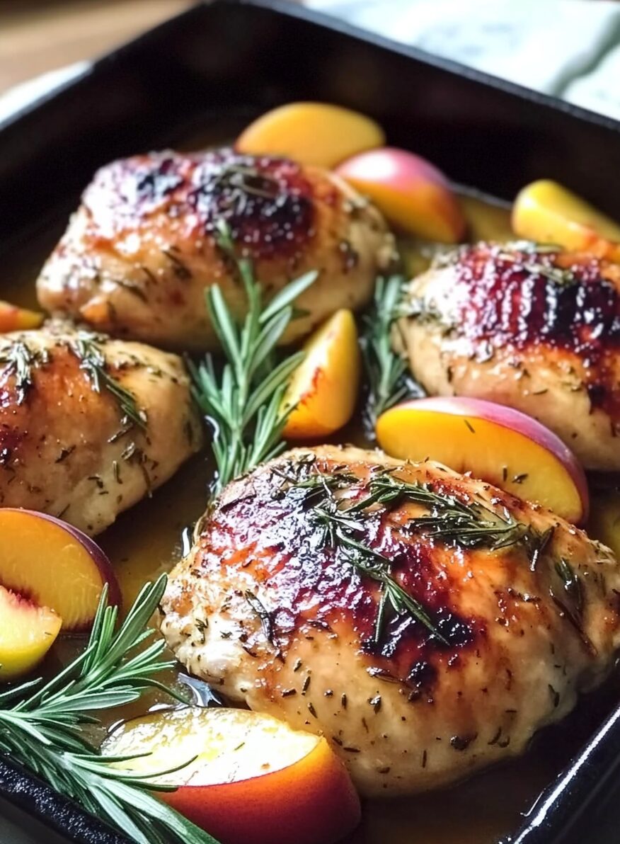 Rosemary Peach Chicken
