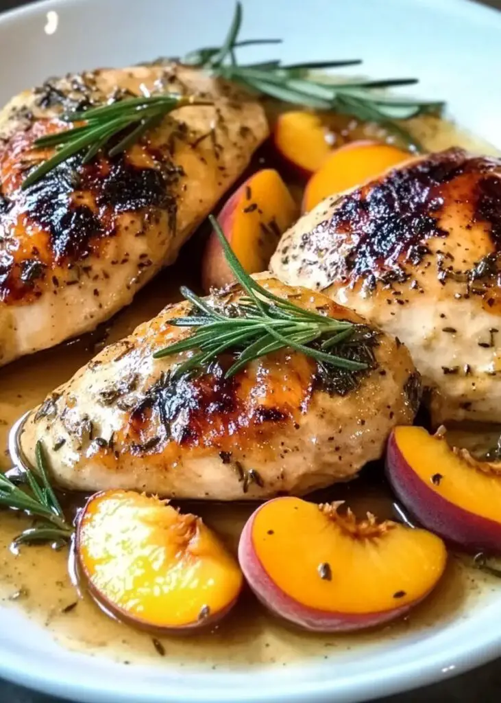 Rosemary Peach Chicken 