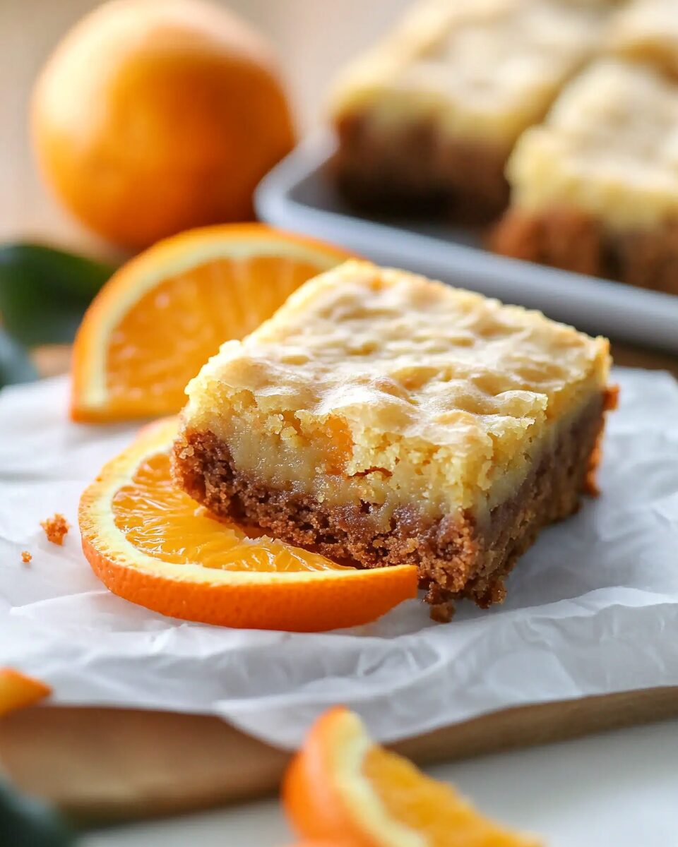 Blonde Orange Brownies