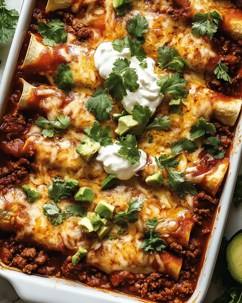 Ground Beef Enchiladas