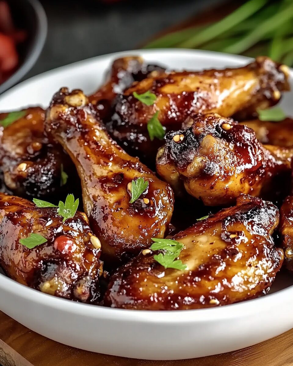 Honey Garlic Jerk Chicken Wings