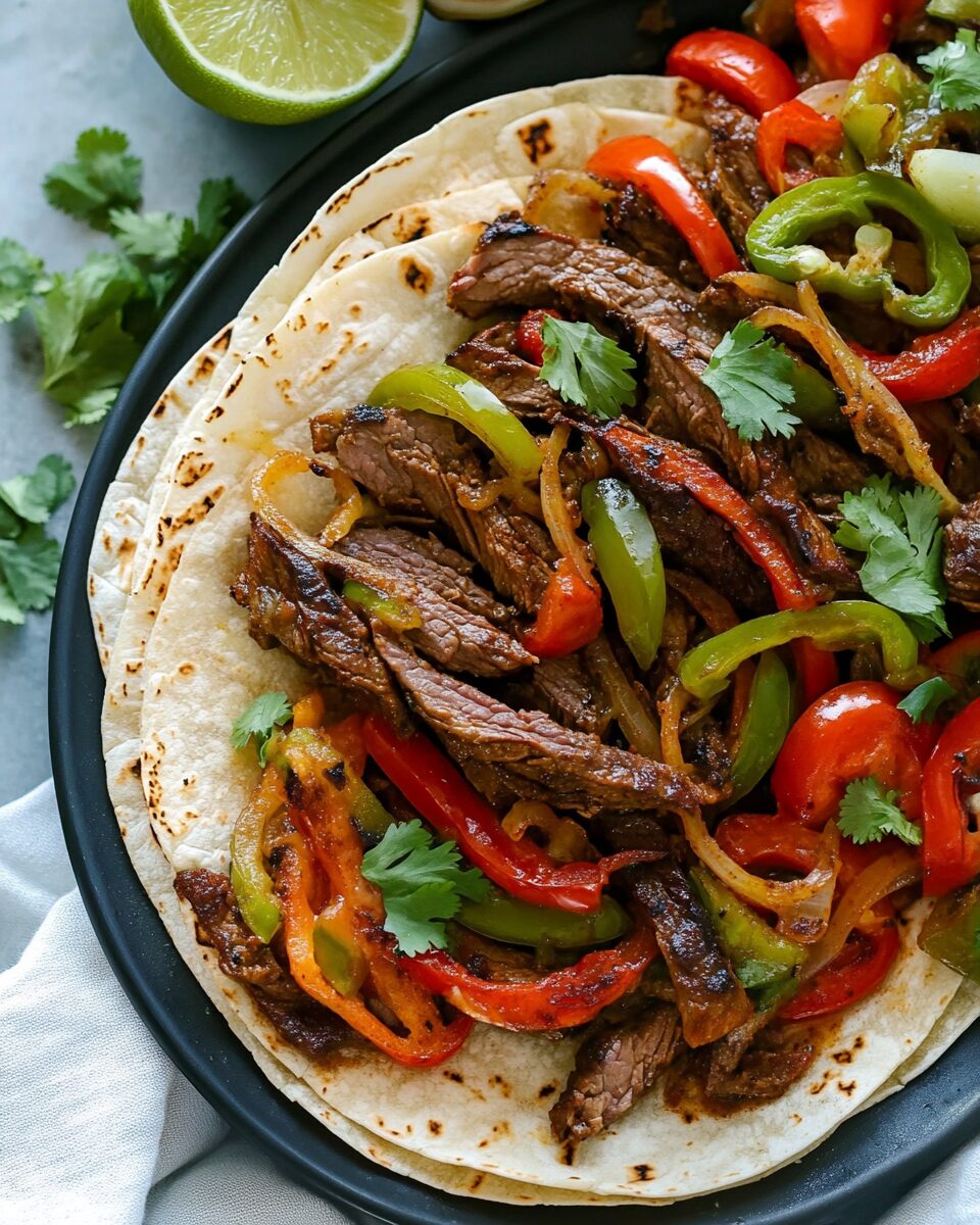 Slow Cooker Steak Fajitas