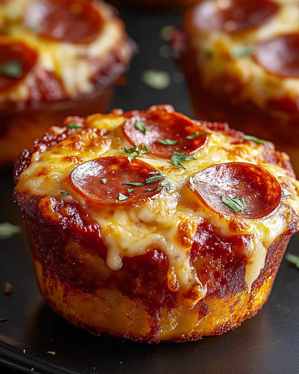 Carnivore Pizza Muffins