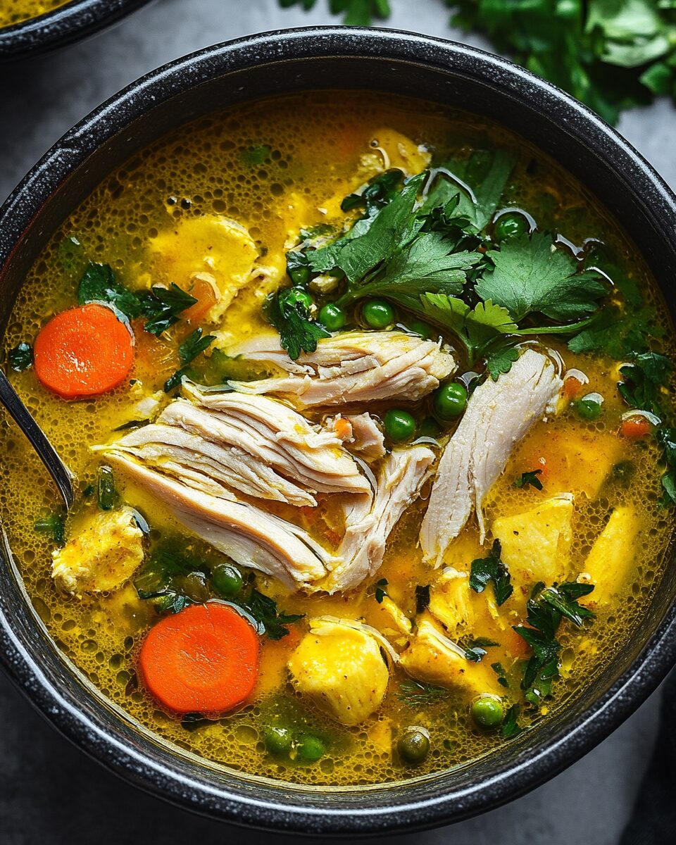 Anti-Inflammatory Turmeric Chicken Soup