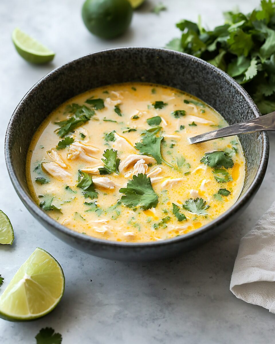 Coconut Cilantro Chicken Soup