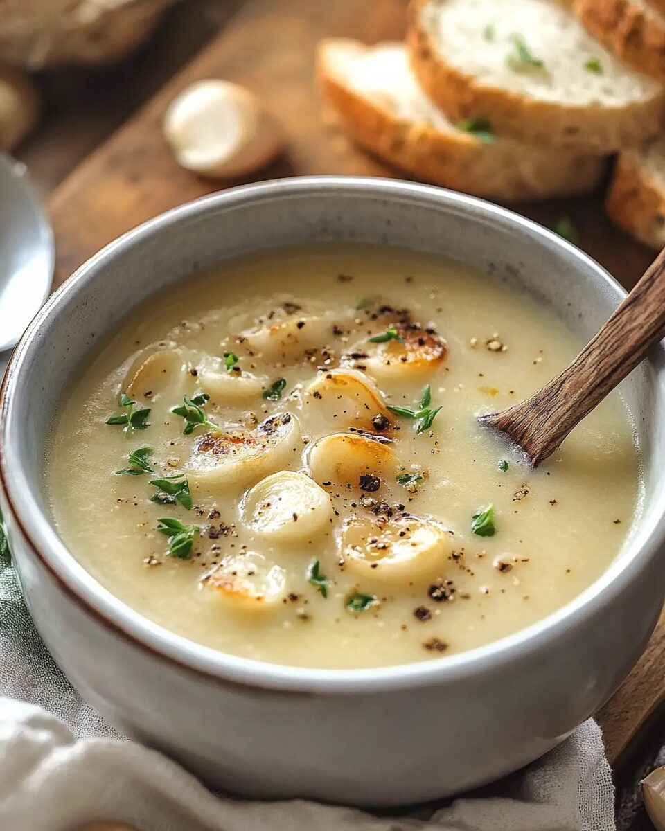 Country French Garlic Soup