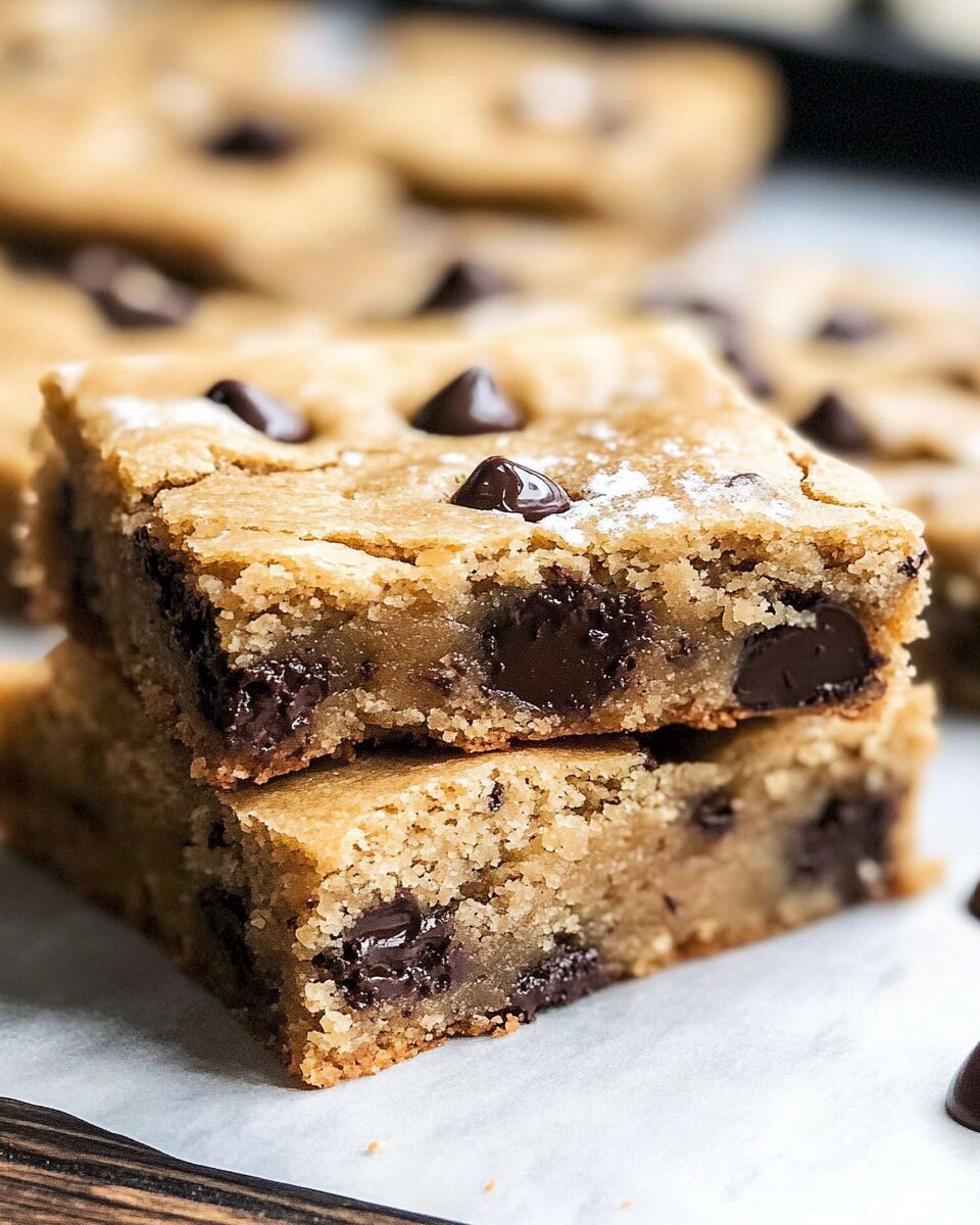Sourdough Chocolate Chip Cookie Bars