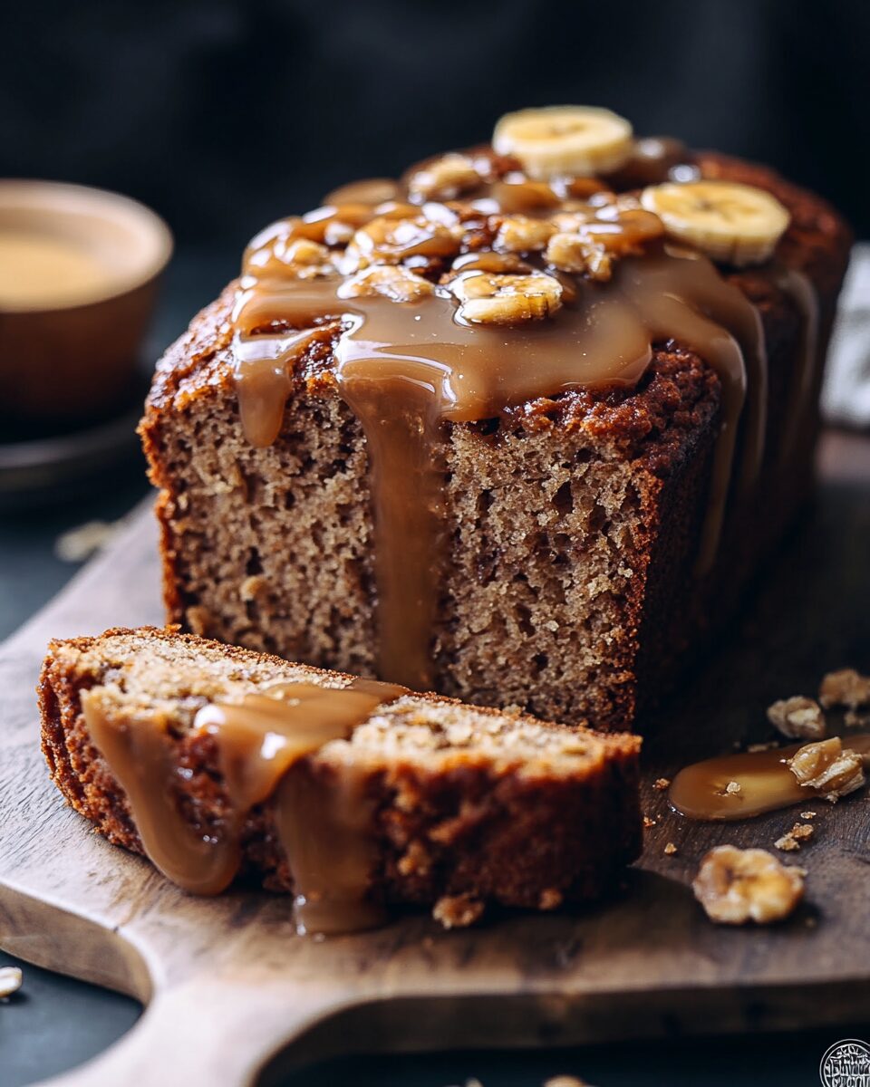Salted Caramel Banana Bread