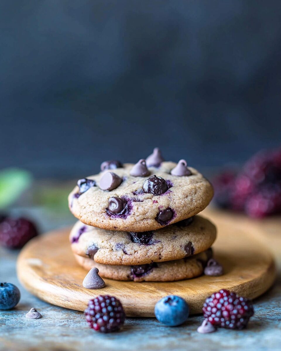 Blackberry Chocolate Chip Cookies