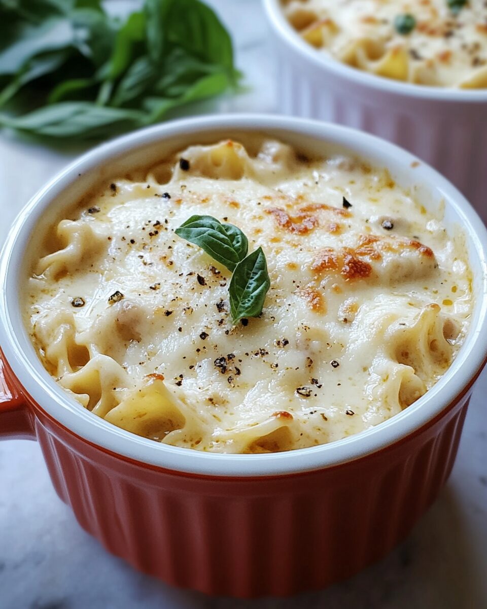Creamy Alfredo Lasagna Soup