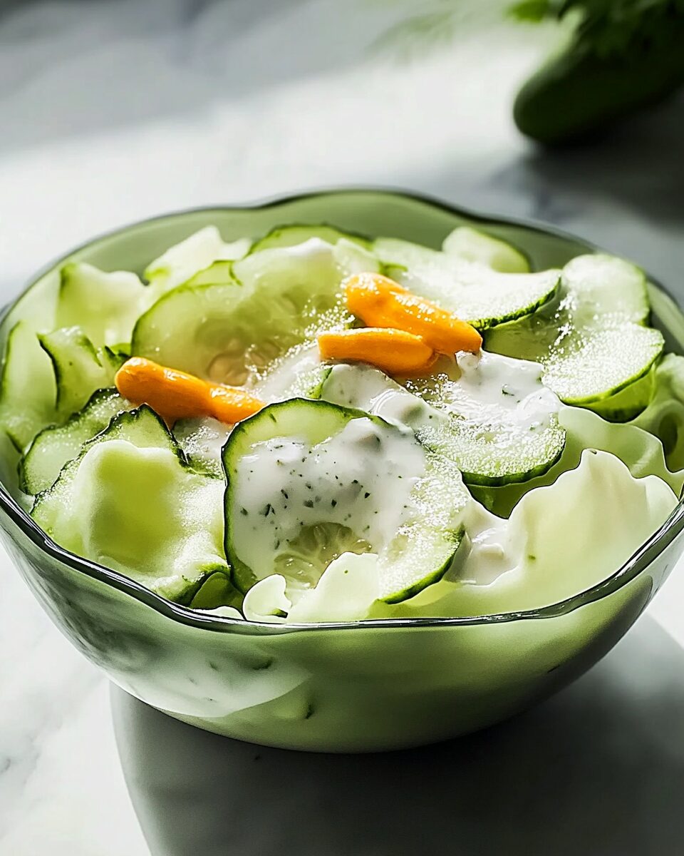 Cucumber Snack Bowl