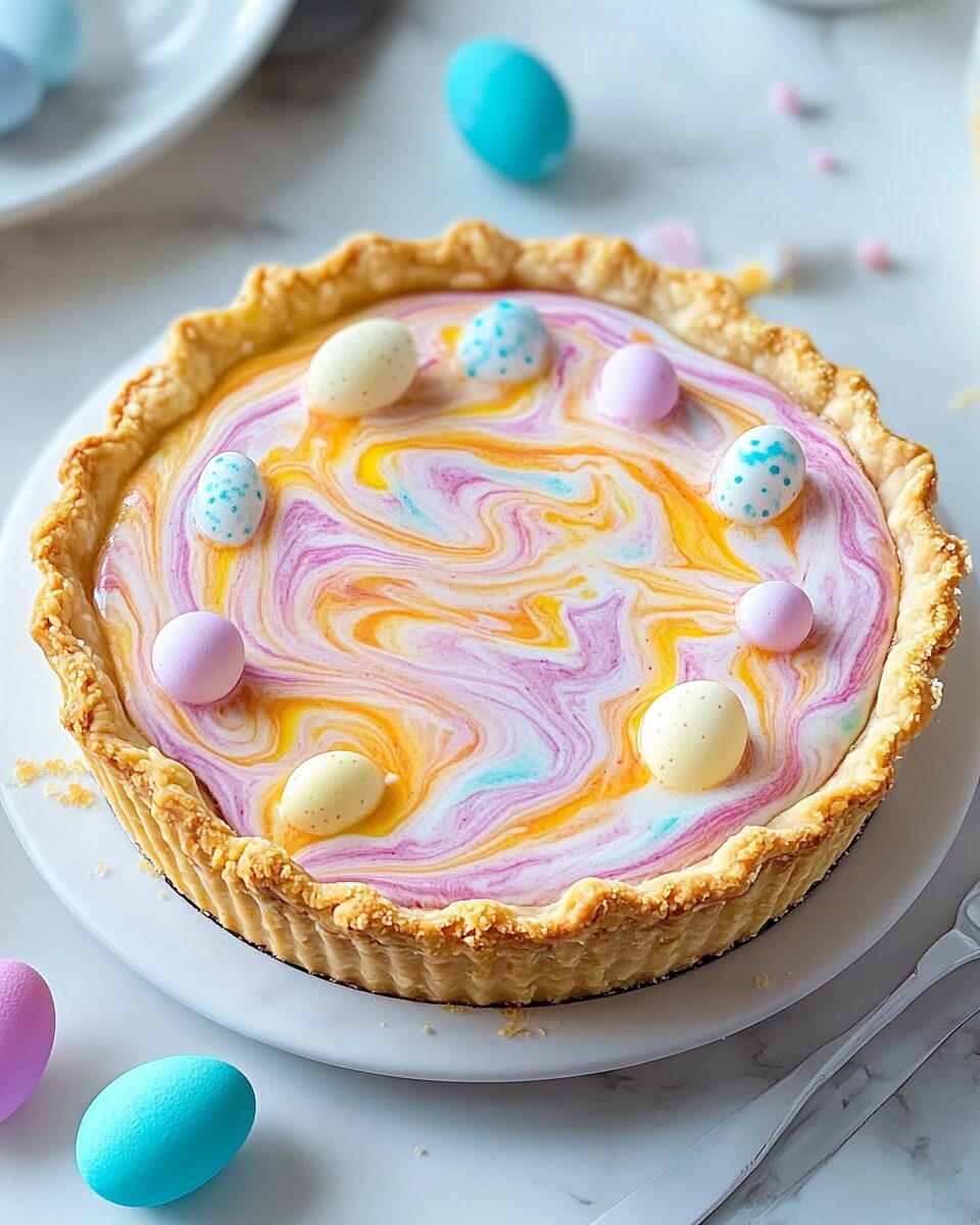 Easter Swirl Pie