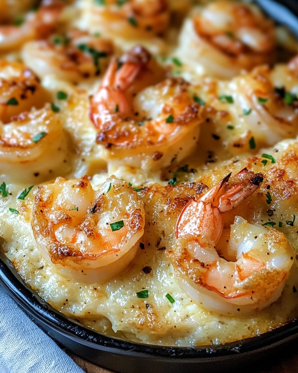 Garlic Shrimp Gratin