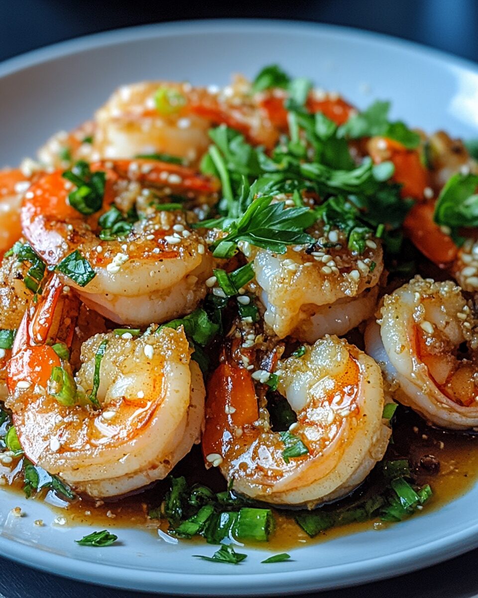Hawaiian Garlic Shrimp