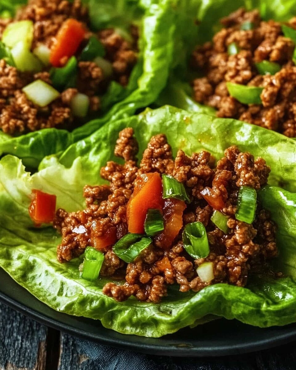 Ground Beef Lettuce Wraps