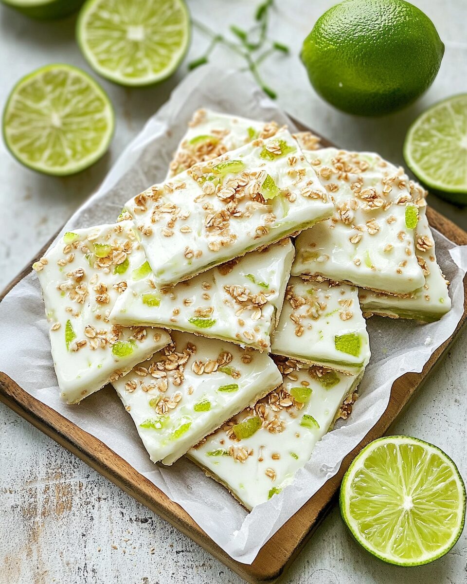 Key Lime Pie Yogurt Bark