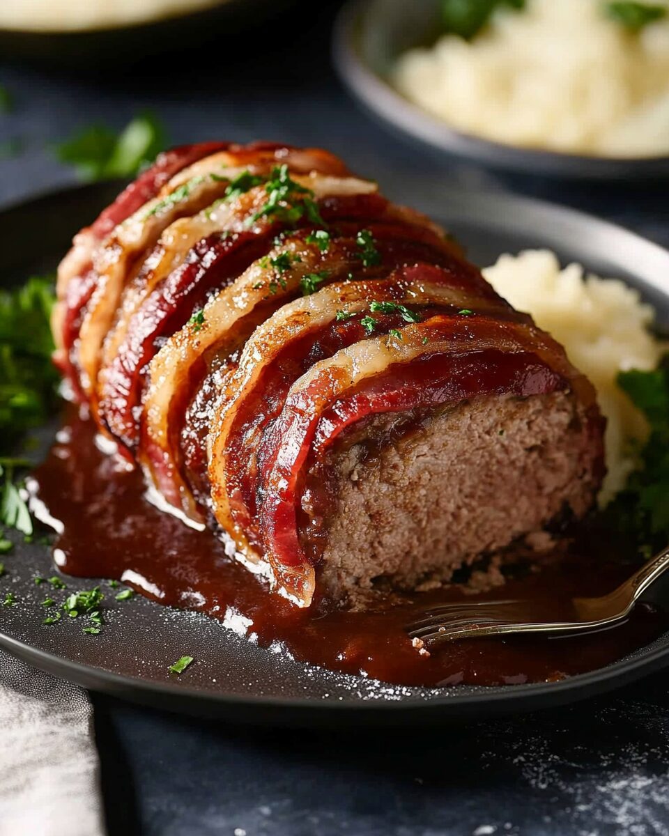 Classic Bacon-Wrapped Meatloaf