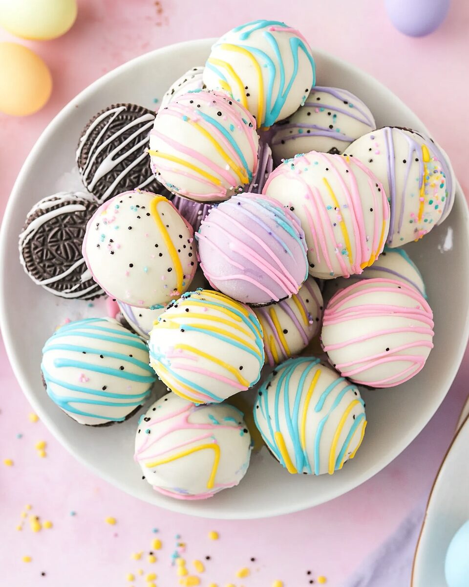 Easter Egg Oreo Cookie Truffles