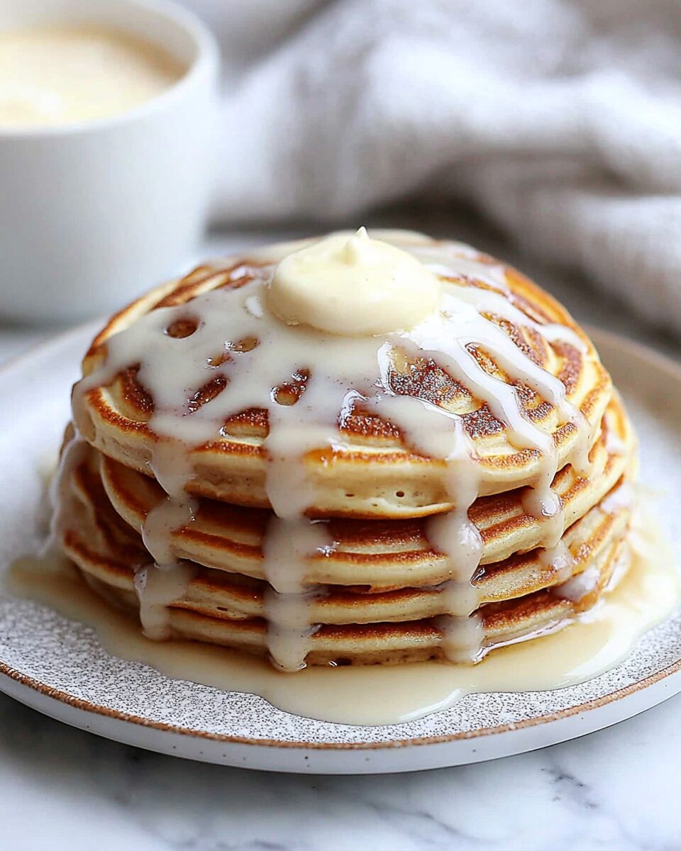 Cinnamon Roll Pancakes