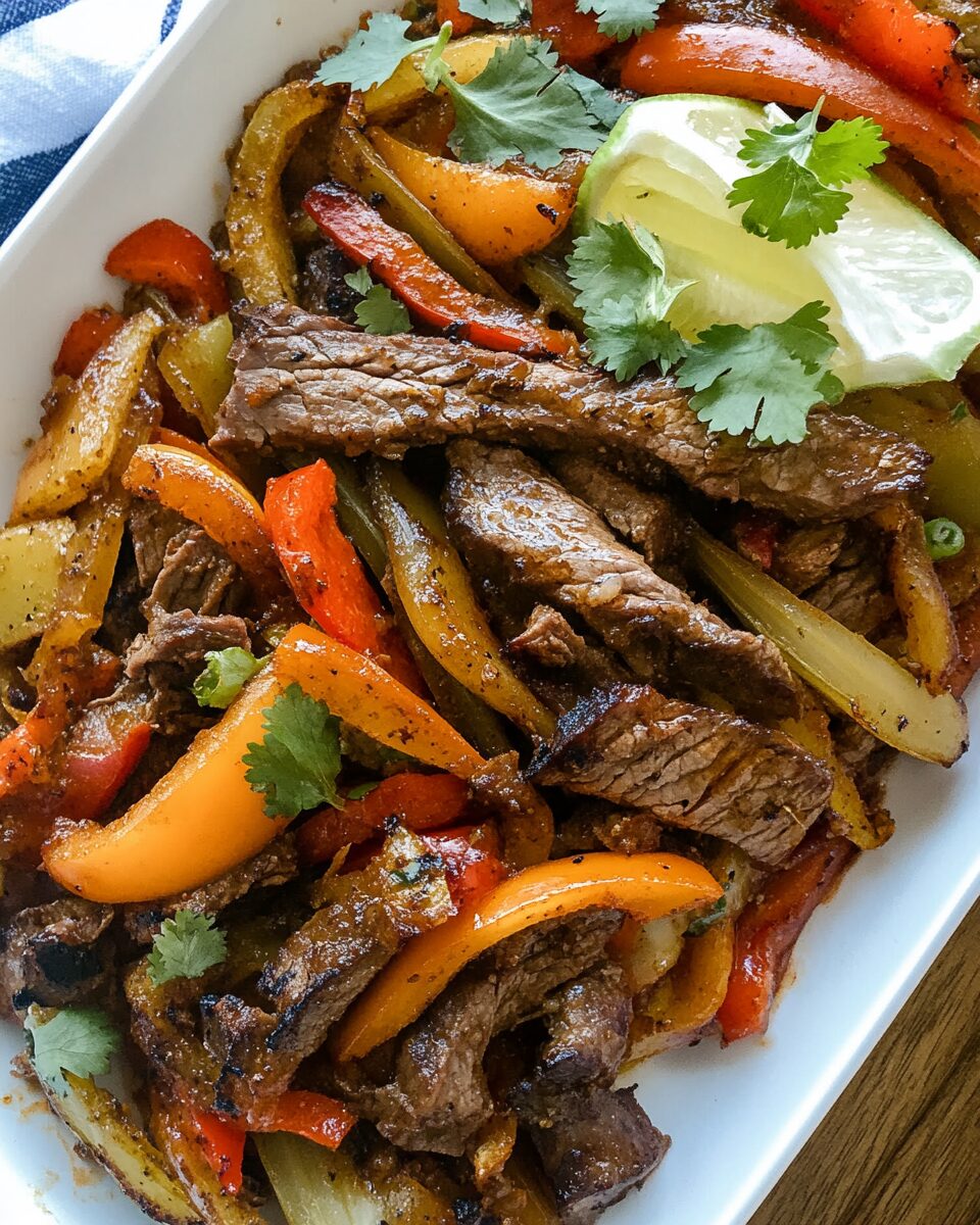 Slow Cooker Steak Fajitas