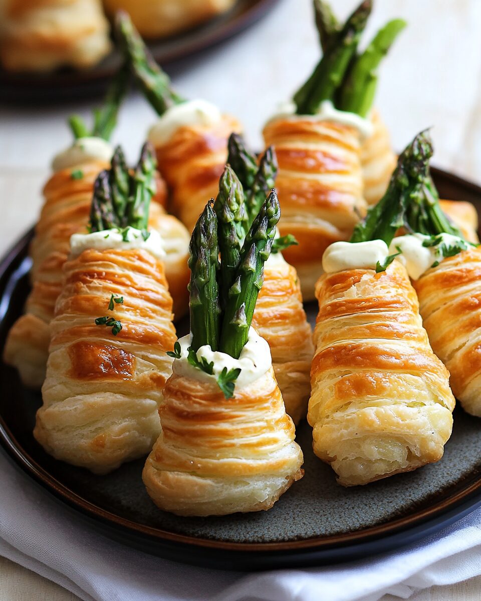 Creamy Asparagus Puffs