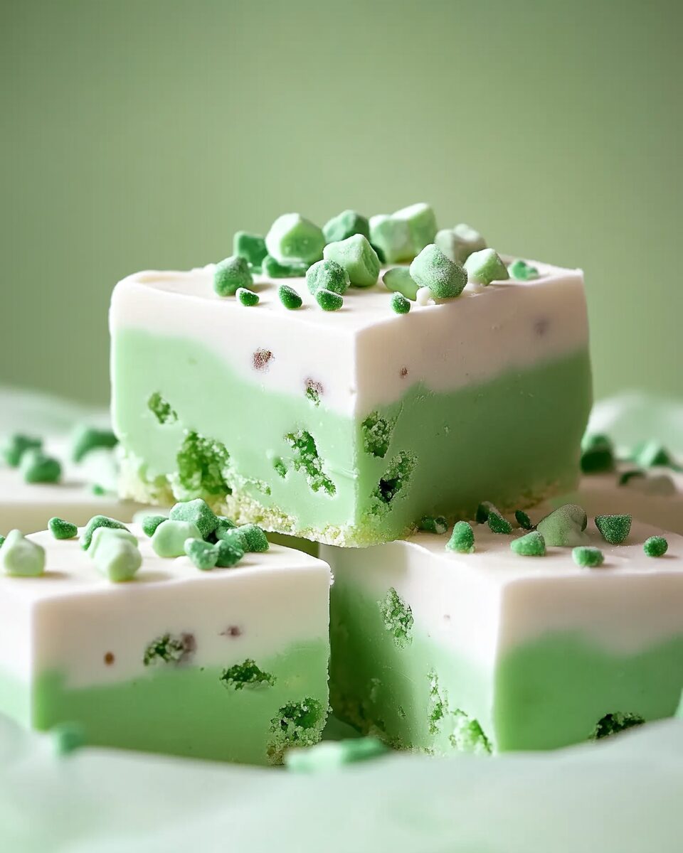 Shamrock Shake Fudge
