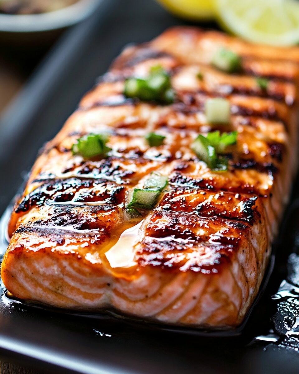 Sweet Glazed Grilled Salmon