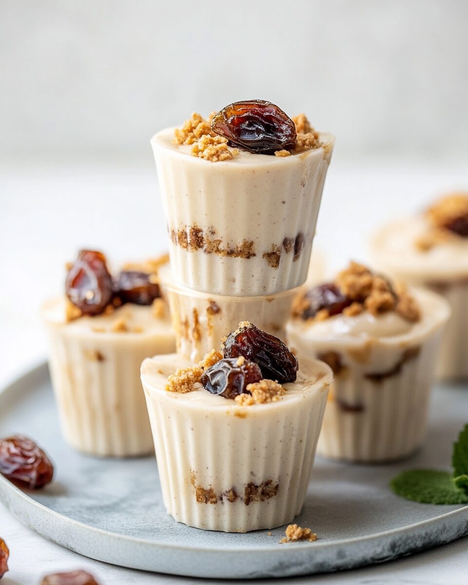 Tahini Date Freezer Cups