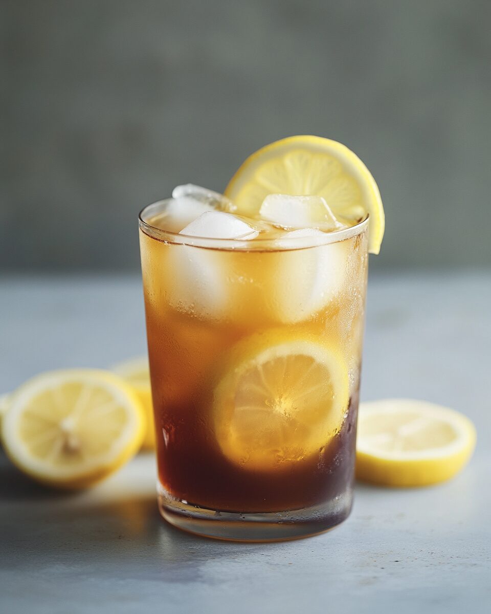 Lemon Vanilla Black Iced Tea