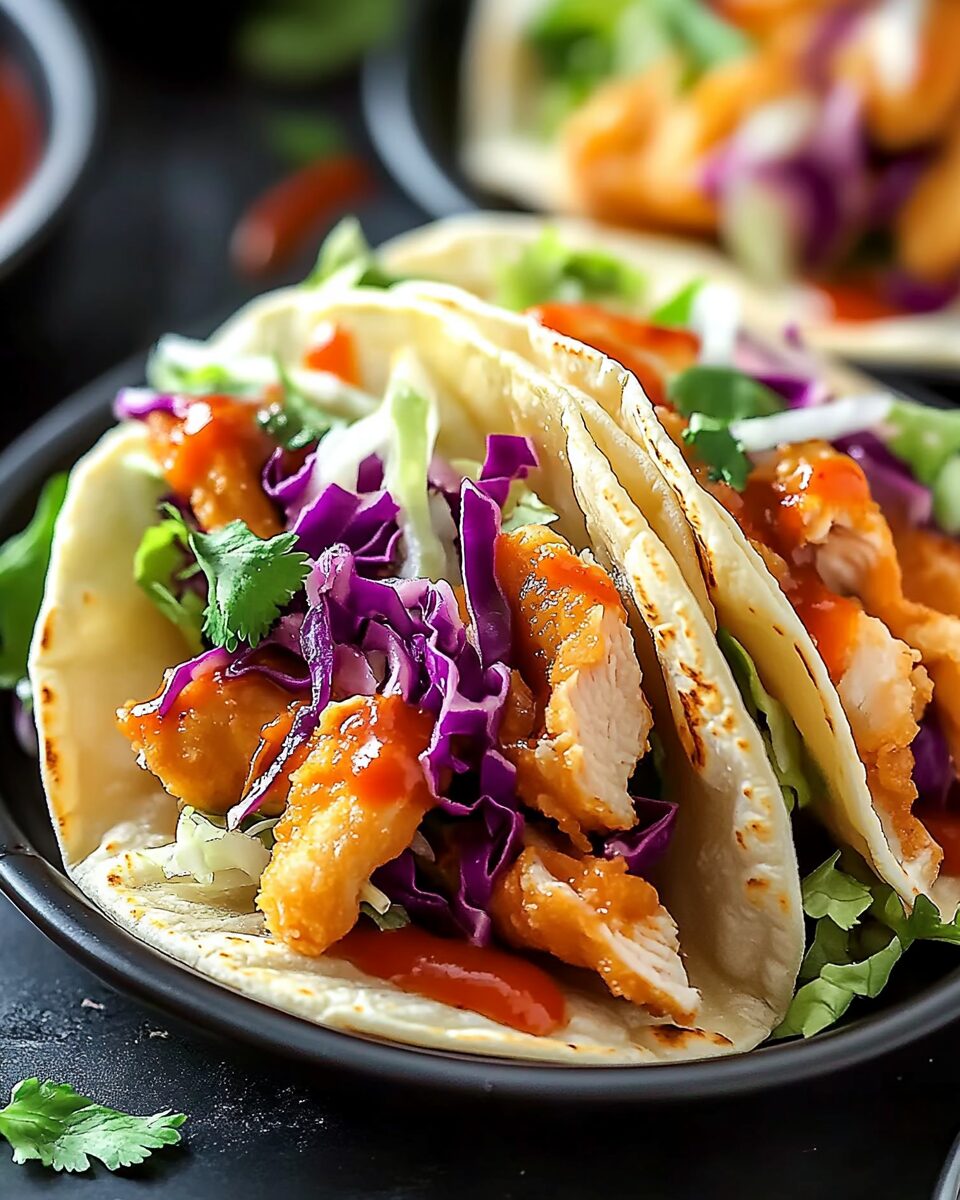 Crispy Chicken Wonton Tacos