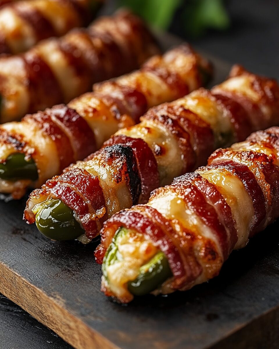 Bacon-Wrapped Jalapeño Poppers