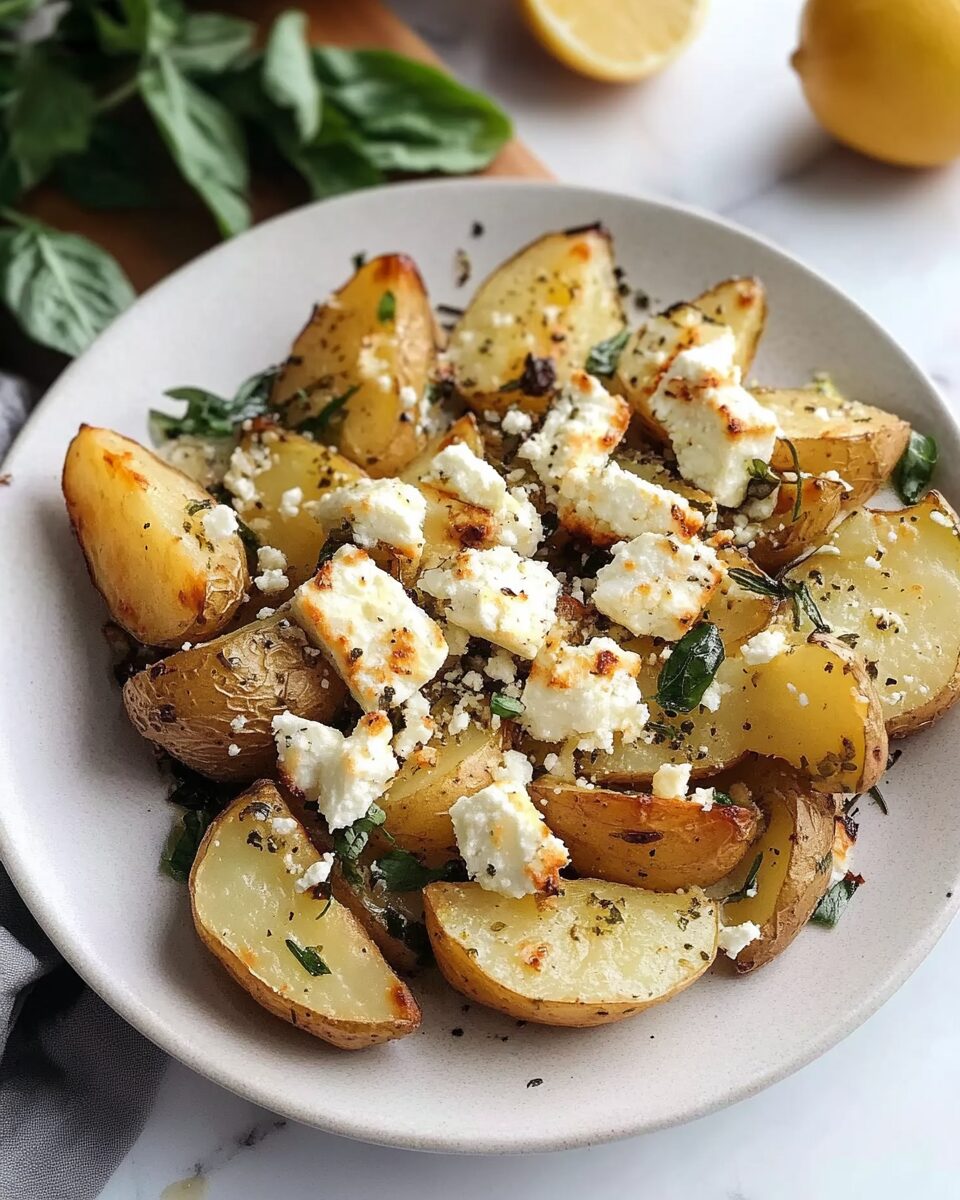 Baked Feta Potatoes