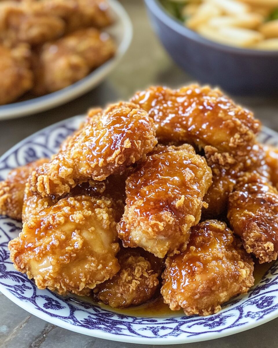 Baked Crunchy Hot Honey Chicken