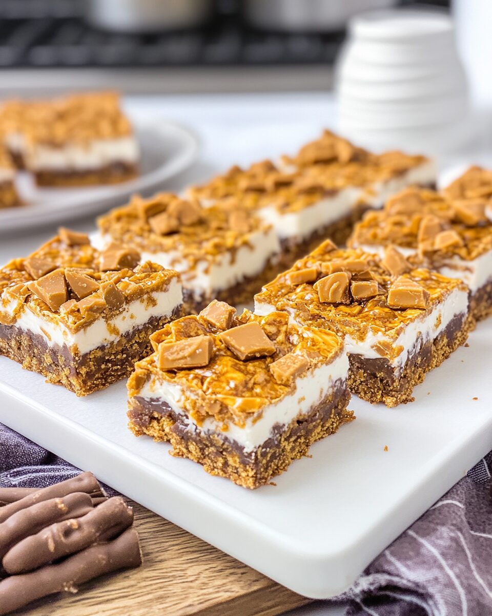Butterfinger Cookie Bars