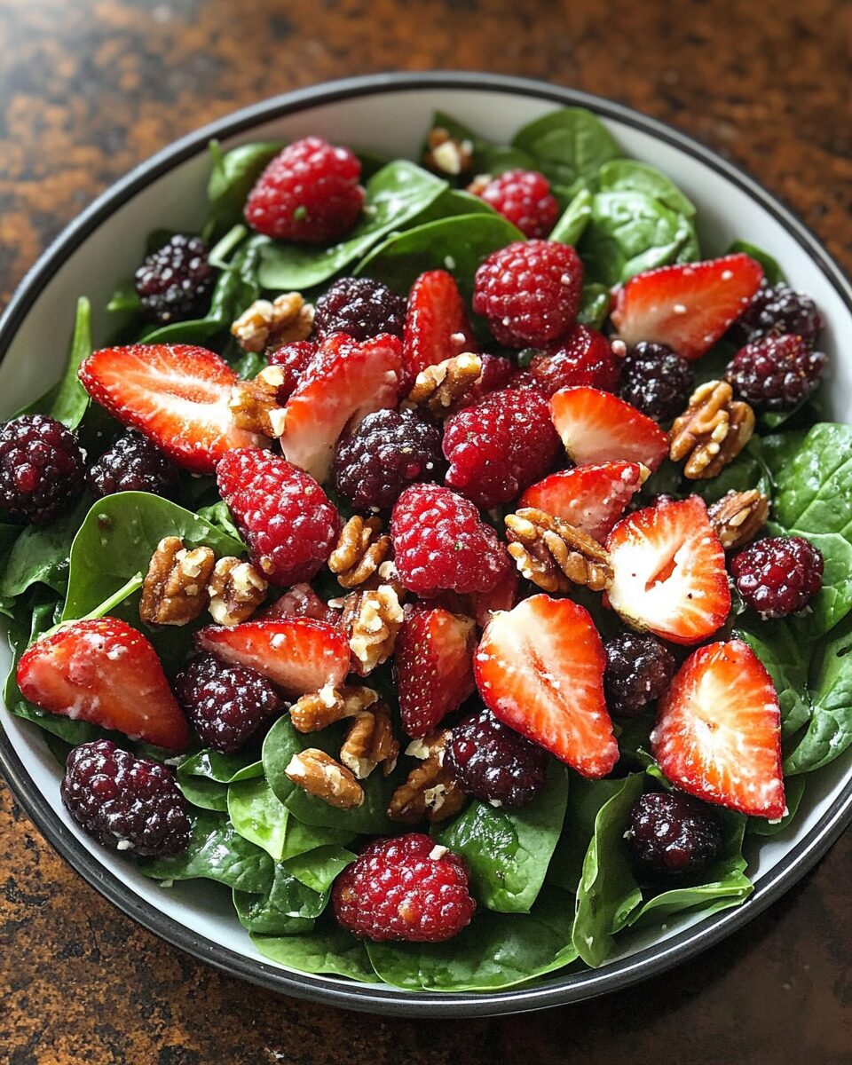 Berry Spinach Salad