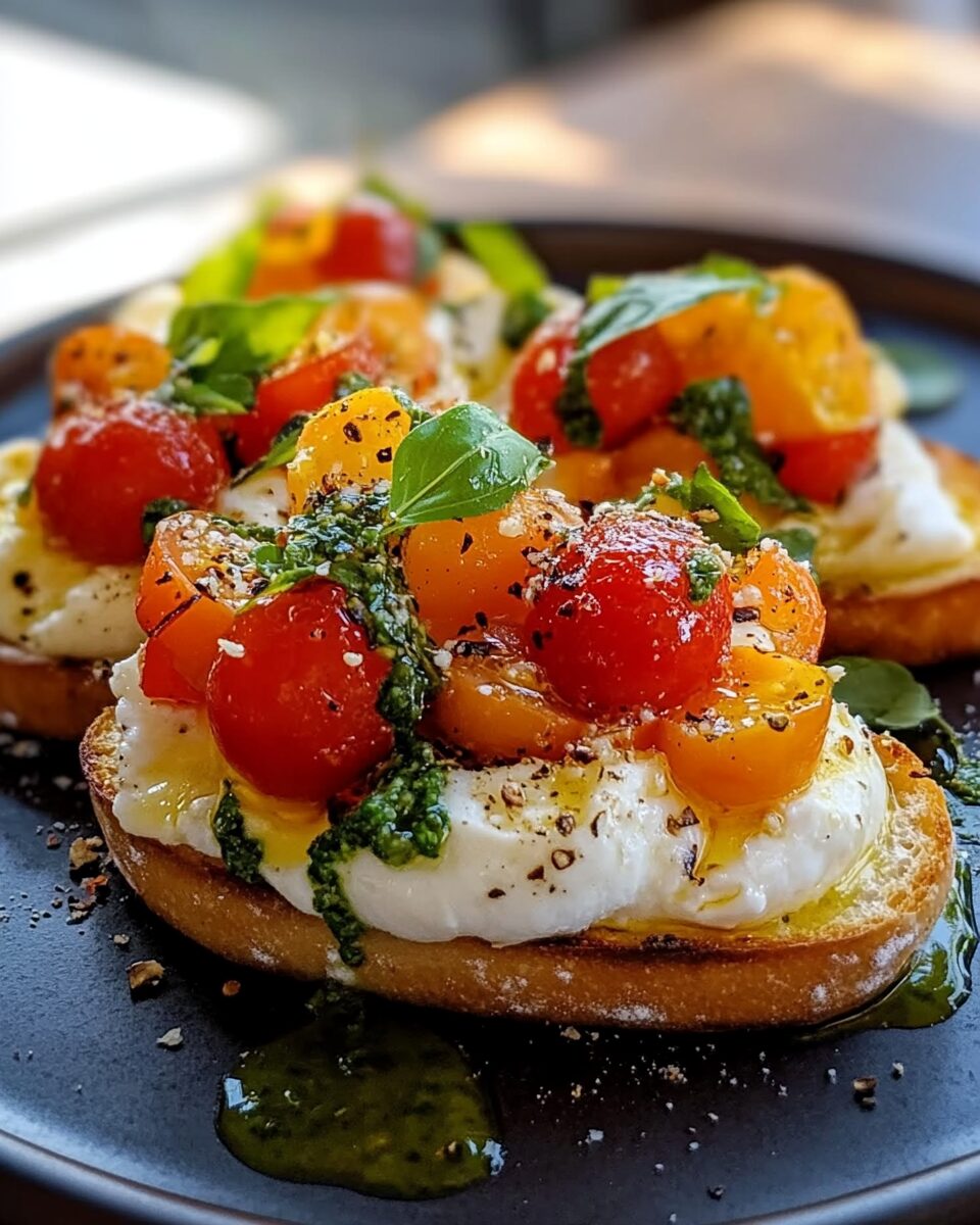 Burrata Bruschetta