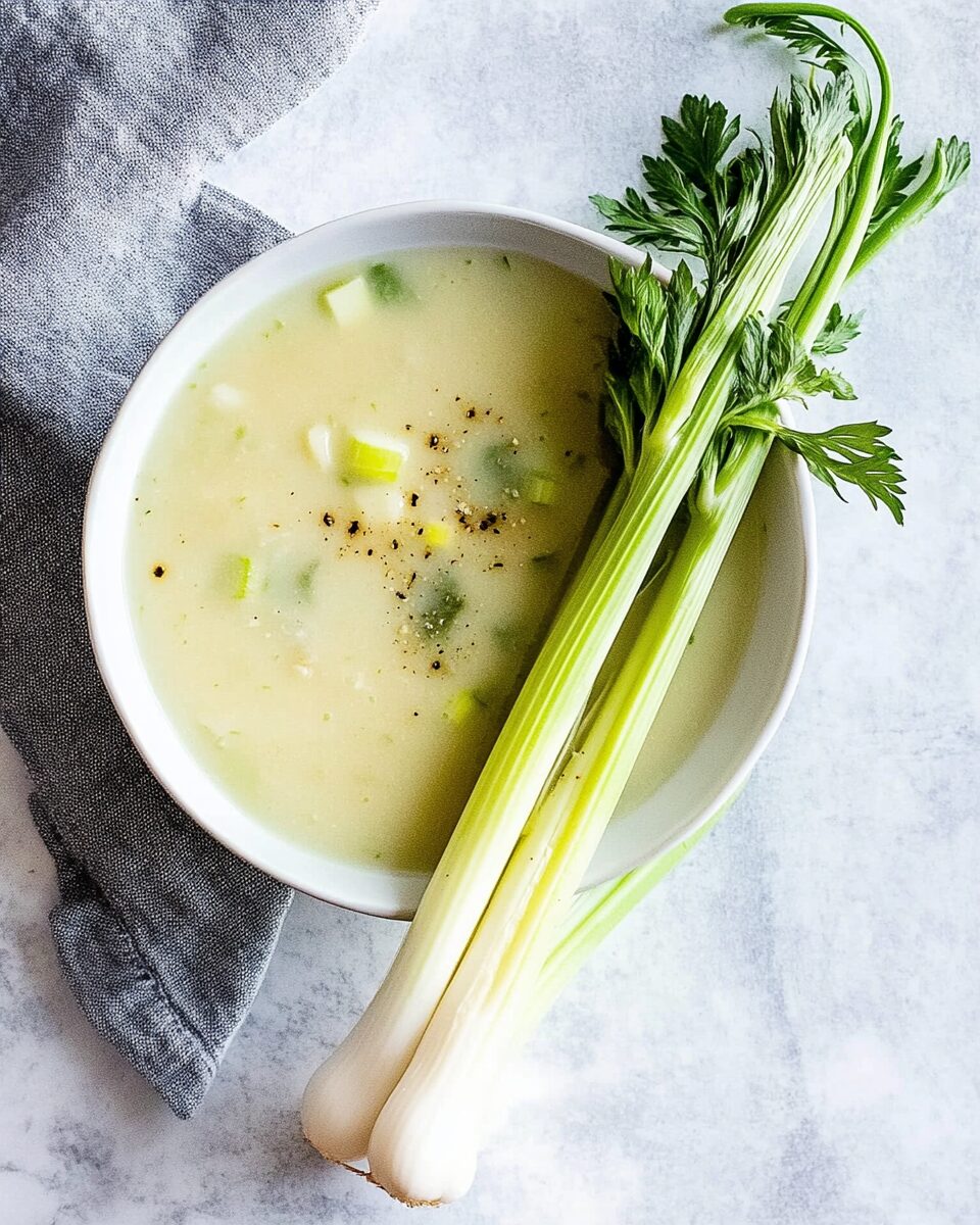 Celery and Leek Soup