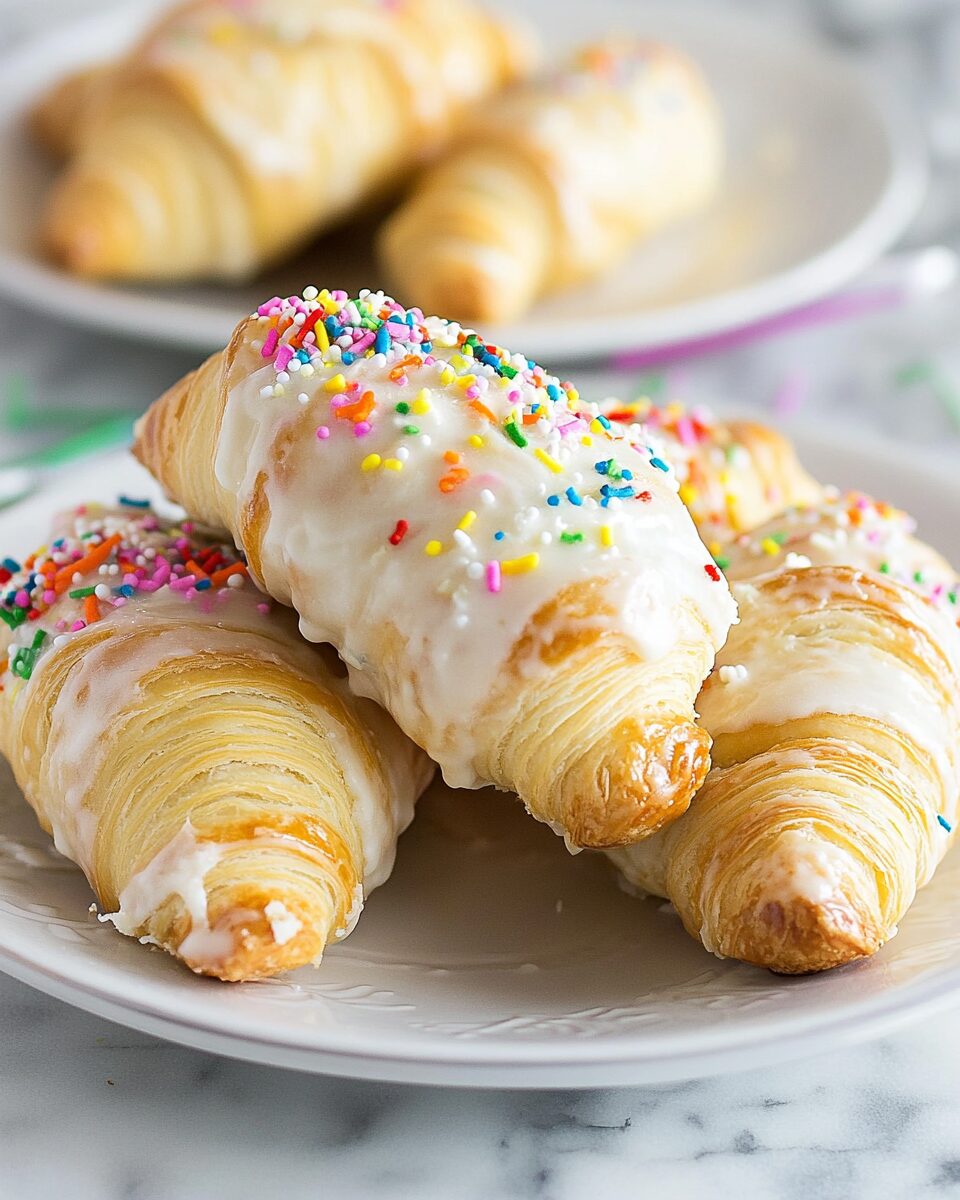Funfetti Cheesecake Crescent Rolls