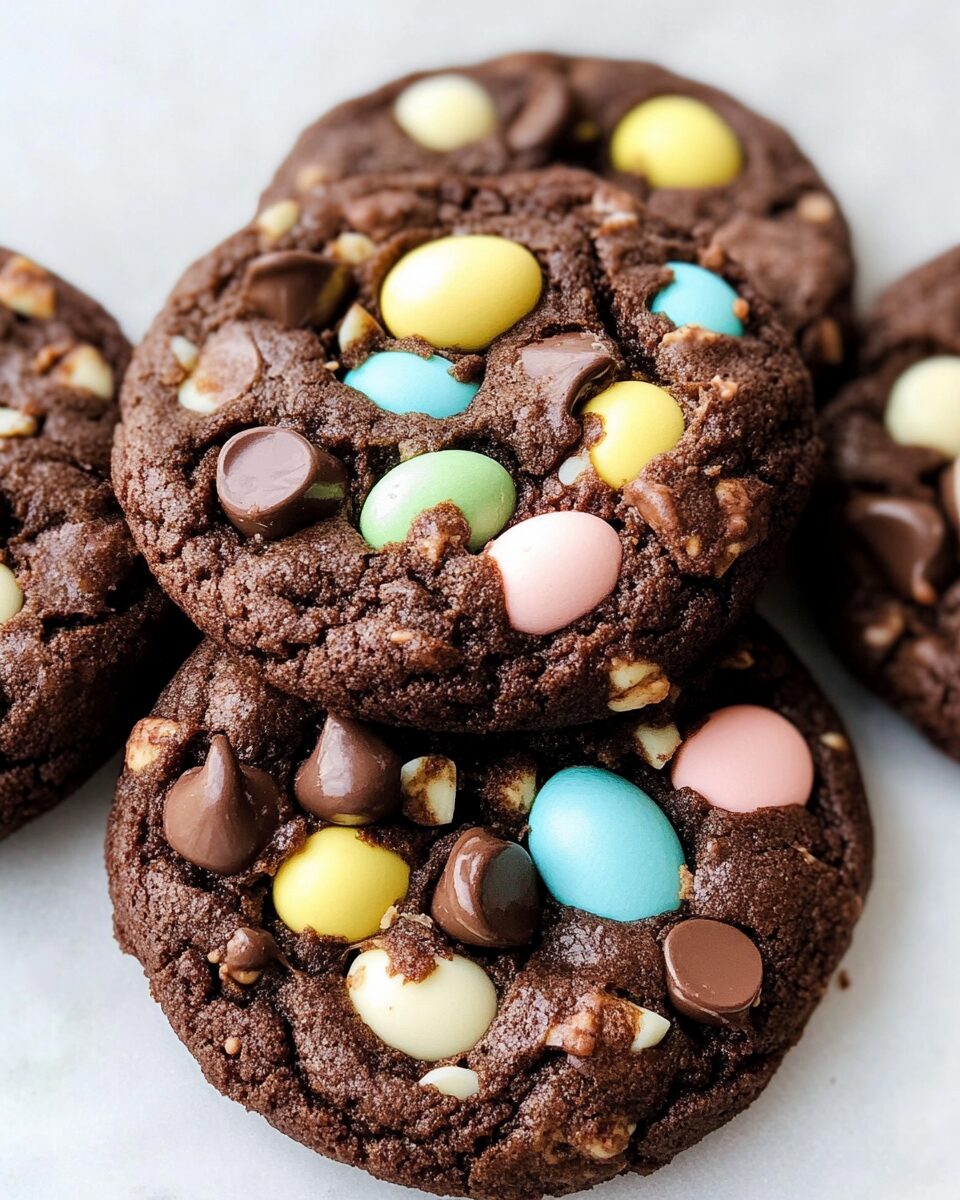 Mini Egg Brownie Cookies