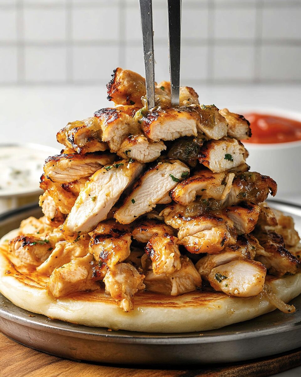 Greek Chicken Gyros